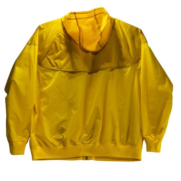 Nike XL Yellow Hooded Windbreaker Jacket - Picture 4 of 11